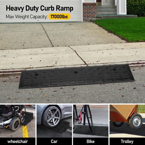 Roadside Kerb Ramp Driveway Car Wheelchair Disabled Access Threshold Heavy Duty - Picture 6 of 17