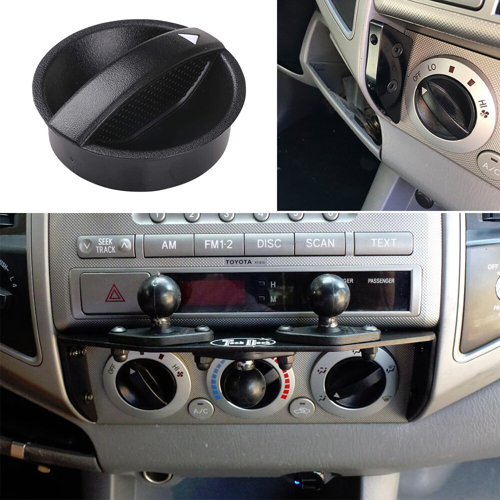 3PCS Control Knob of Heater A/C Temperature Fan HVAC for 2005-2011 Toyota Tacoma