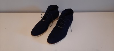 Lloyd Schnürschuhe Damen Veloursleder Wildleder blau/night sky Gr. 42/8 *NEU*
