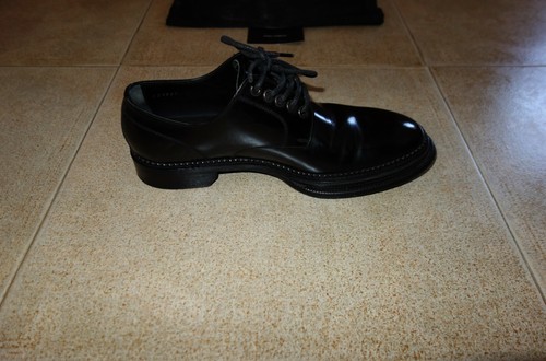Dolce&Gabbana Runway PAUL NEWMAN Leather Derby Shoes Scarpe 41(8) CA5007 795€ - Foto 7 di 12