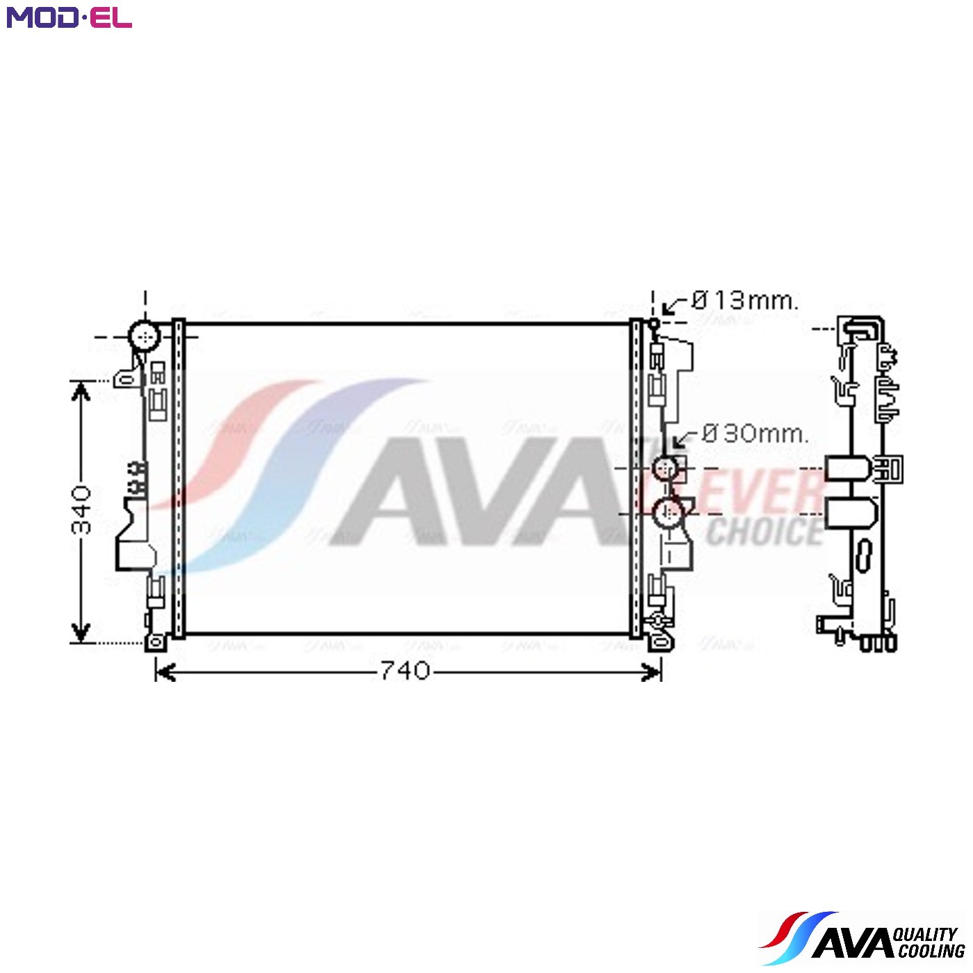RADIATOR ENGINE COOLING MSA2356 FOR MERCEDES-BENZ VIANO V-CLASS VITO/Bus/MIXTO