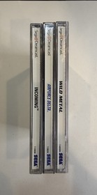 Wild Metal, Incoming, Airforce Delta; 3 Game Sega Dreamcast Lot; All Complete
