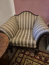 Antiker Sessel Biedermeier Stiel Armlehnenstuhl