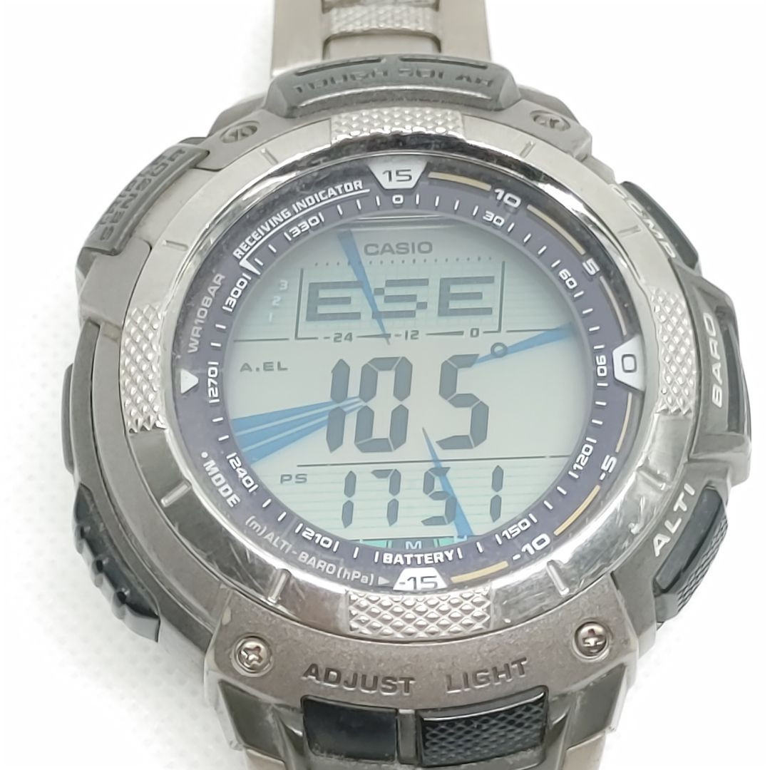 PRO TREK ソーラー　PRW-1000TJ Casio Protrek Prw-1000Tj Digital Quartz Men Batteries Run