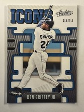 2021 Panini Absolute Icons Base #I-3 Ken Griffey Jr Seattle Mariners