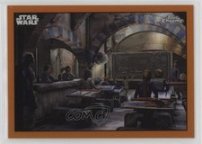 2022 Chrome Star Wars The Mandalorian Beskar Edition Orange Refractor 24/25 0o8o