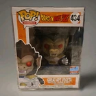Funko Pop Dragonball Great Ape Vegeta Vinyl 6in Figure 434 NYCC 2018 Con Sticker