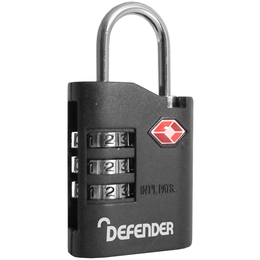 Defender TSA Combination Padlock 35mm