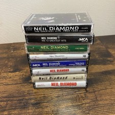 Neil Diamond Lot of 8 Cassette Tapes Velvet Gloves Seagull Hits September August