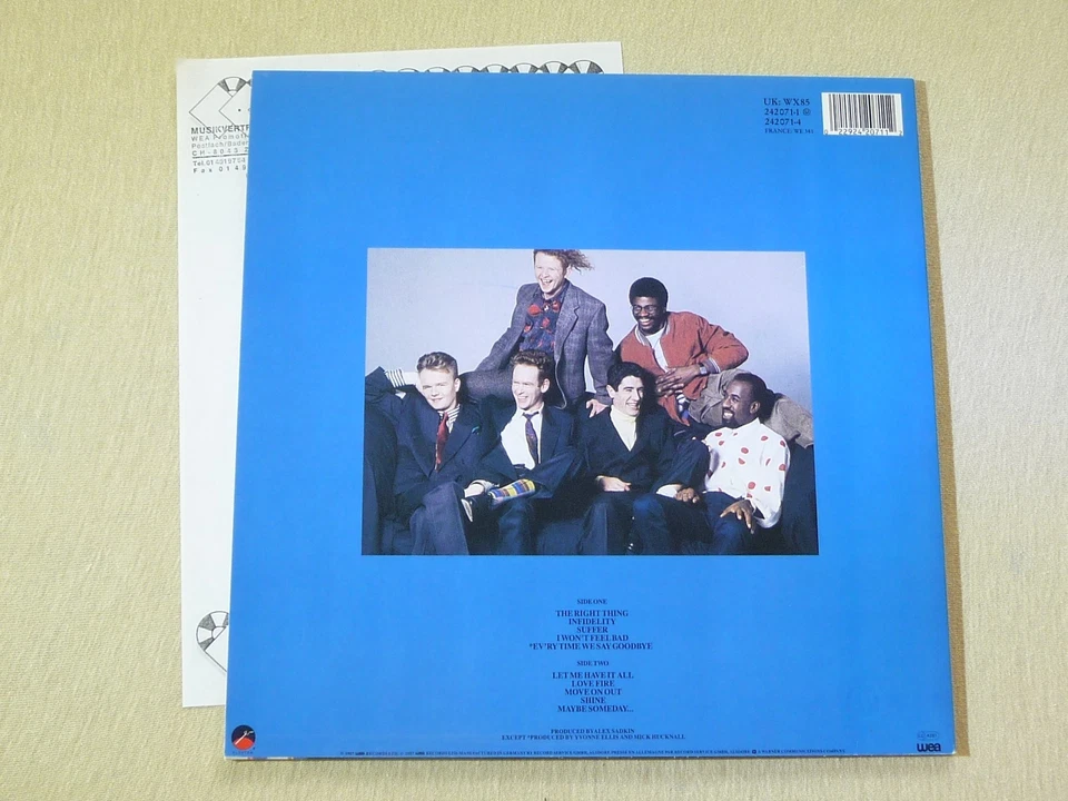 Simply Red ‎– Men And Women  (Promotion Copy + Promo-Sheet, Unplayed) - Bild 4 von 4