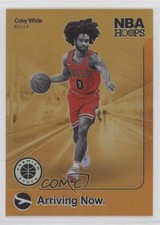 2019-20 Panini NBA Hoops Premium Stock Arriving Now Orange Coby White #16 02ih