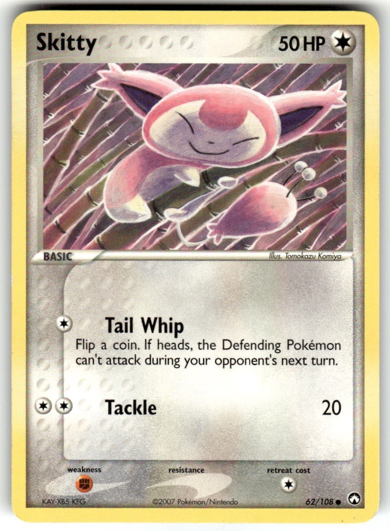 Power Keepers Pokémon TCG Skitty 62/108 LP Common