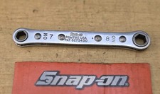 Snap On Rbm78s - 7mm X 8mm Flat 6 Pt Ratcheting Double Box End Wrench