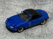1/64 MINI GT Mazda Miata MX-5 NA Tuned Version Dark Blue 1069 Diecast Car