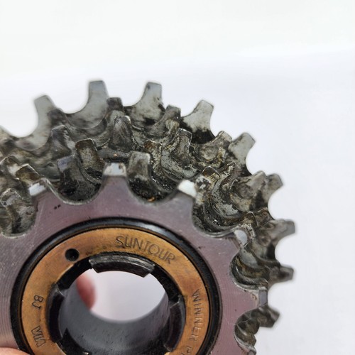 Vintage Suntour Winner Pro 6 Speed Freewheel 13-21T Silver 21t Japan - Picture 4 of 7