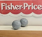 Vintage Fisher Price Great Adventures Castle 2 Grey Replacement Boulders 1994