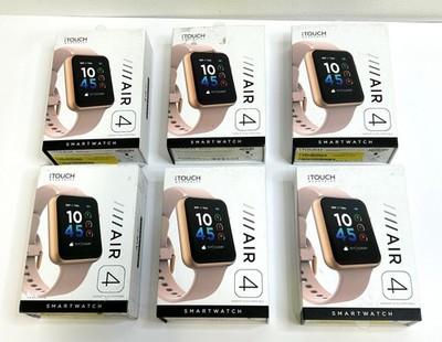 Bundle of 6 iTouch Air4 Smartwatch Rose Gold Case 41mm TA4M01-C12 (READ DETAILS)