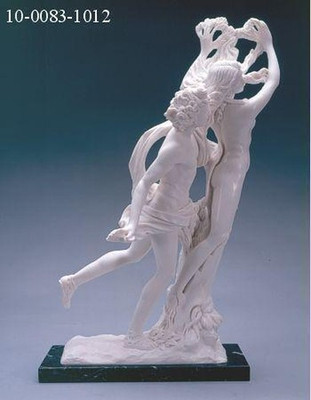 Statue Apollo Und Daphne Weiß. Apollo Und Daphne Marmorstaub Statue