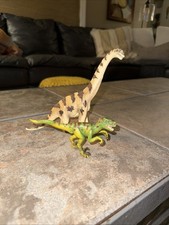 Schleich 2002 Brachiosaurus 2003 Velociraptor Lot Of 2