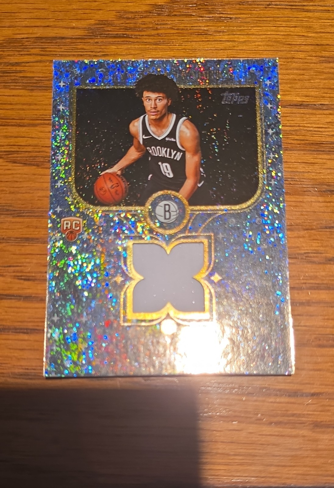 2025 Topps basketball Franchise Fabrics Nolan Traore #FF-NT Holofoil (MEM, RC)