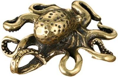 HOMSFOU Messingkrake Ornament Klein 3.80 X 2.30 X 1.50 cm Desktop Deko Figur