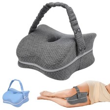 Knee Pillow for Side Sleepers  Sciatica Pain Relief, Memory Foam Leg Pillow ...