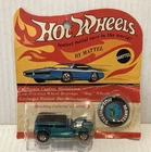 Vintage Hot Wheels 1969 Redline "The Demon" w/Collector Button Original Package