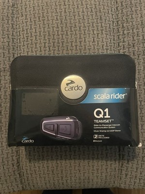 Cardo Scala Rider Q1 Teamset Rider to Passenger Intercom - 2 Sets