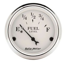 Auto Meter Old Tyme White 2 1/16in Fuel 240-33 OHMS