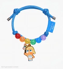 Popmart - Crybaby Cheer Up, Baby! Braclet Blind Box - CONDUCTOR (Blue Band) US