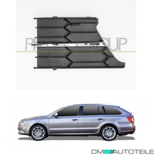Stoßstangen Gitter Blende vorne links verchromt für Skoda Superb II 3T4 3T5