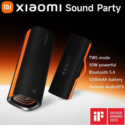 Xiaomi Sound Party IP67 Bluetooth 5.4 Harman Audio Bluetooth Speaker By FedEx