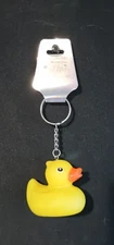 Rubber Duck Keychain Or Backpack Charm - Adult duck