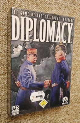 Diplomacy - The Game of International Intrigue Vintage PC Spiel Big Box | sealed