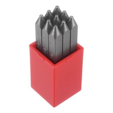 9pcs Metal Number Stamp 1mm Steel for Jewelry Making Die