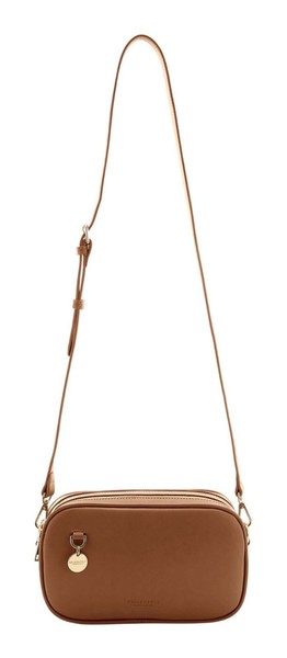 Seidenfelt Manufaktur Nelma Camera Bag UmhäNgetasche Tasche Toffee Hellbraun Neu-image