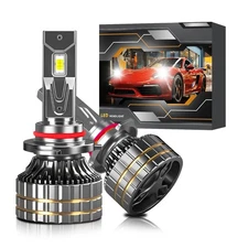9006 LED Headlight Bulb Conversion Kit Low Beam White Super Bright 6000K, PAIR