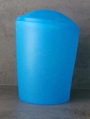 Spirella Move Frosty Bleu Poubelle / Poubelle 5 Litres Forme Asymétrique BUNT - Photo 1/4