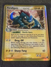 Pokémon TCG Feraligatr Holo Rare Card EX Dragon Frontiers 2/101 Near Mint
