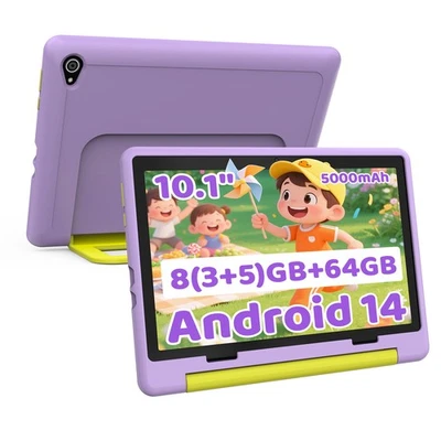 AEEZO 10,1 zoll Android 14 Kinder Octa Core 8GB+64GB 1280 x 800 IPS Wi-Fi 6G Tablet