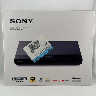 Sony UBP-X700 Region-Free 4K UHD Blu-ray Player - Black, Wi-Fi - Image 1 of 4