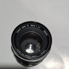 c7 Canon FL Standard Lens 50mm f/1.4 Aluminum Barrel Made in Japan