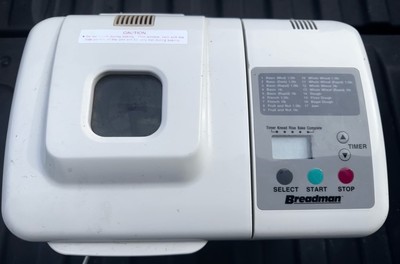 Breadman TR666 Bread Machine Maker w/ Pan Paddle & Manual - Works Great!