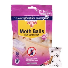 Zero In New Generation Moth Balls - 10-Pack