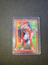 🔒2025 Topps Chrome🔒 Trent McDuffie Leather Refractor #154 Kansas City Chiefs
