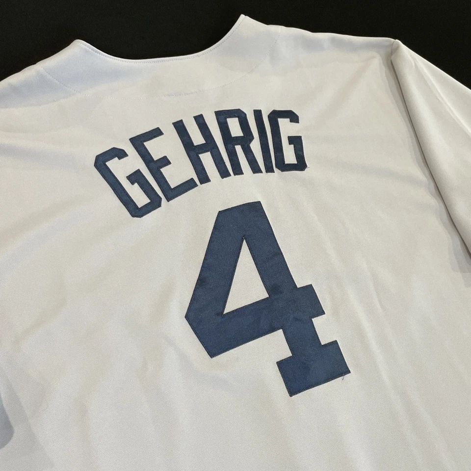 Lou Gehrig New York Yankees Authentic Cooperstown Majestic Jersey Size 2XL - Image 2 of 4