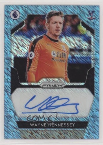 Wayne Hennessey [Blue Shimmer] #S-WH 2019 Panini Prizm Premier League Signatures card