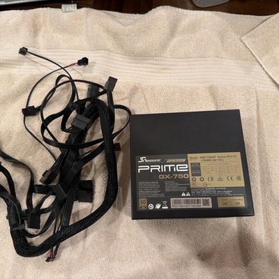 Seasonic PRIME 750W 80 Plus Gold ATX Modular Power Supply GX-750 SSR-750GD