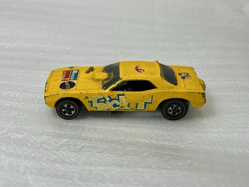 Hot Wheels Redline Snake Funny Car Yellow U.S. 1970 Original Vintage ...