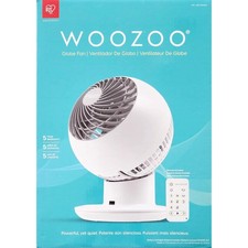 Woozoo Globe Multi-directional 5-speed Oscillating Fan With Remote - White Dorm Woozoo Globe Multi-directional 5-speed Oscillating Fan With Remote - White Dorm